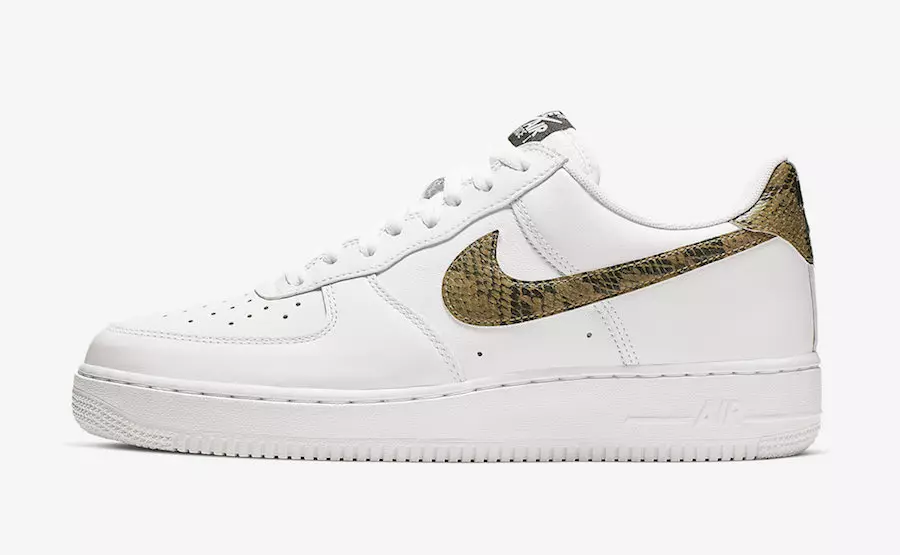 Ημερομηνία κυκλοφορίας Nike Air Force 1 Ivory Snake AO1635-100