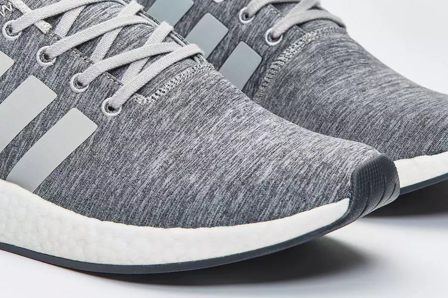 أحذية رياضية nstuff x adidas NMD R2 Grey Melange