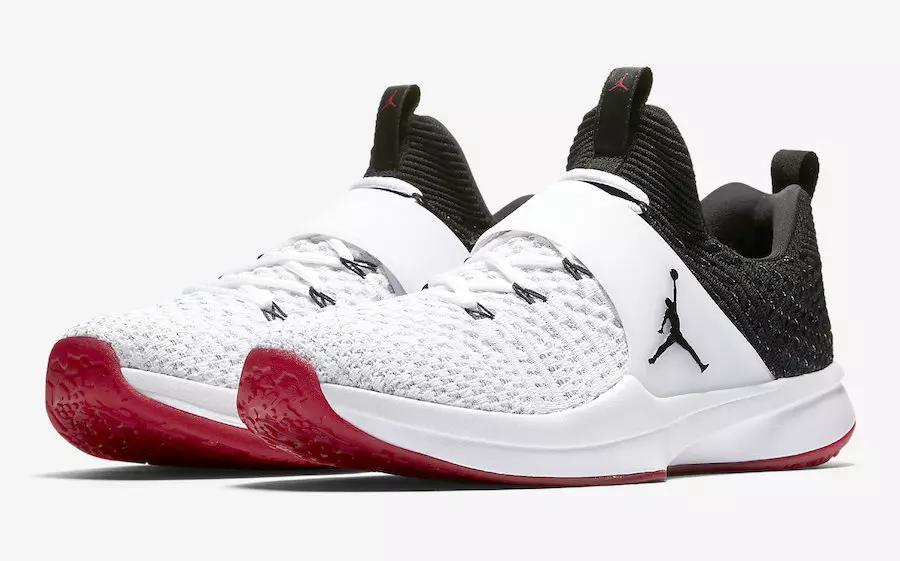 Jordan Trainer 2 Flyknit Chicago White Black Gym Merah 921210-101