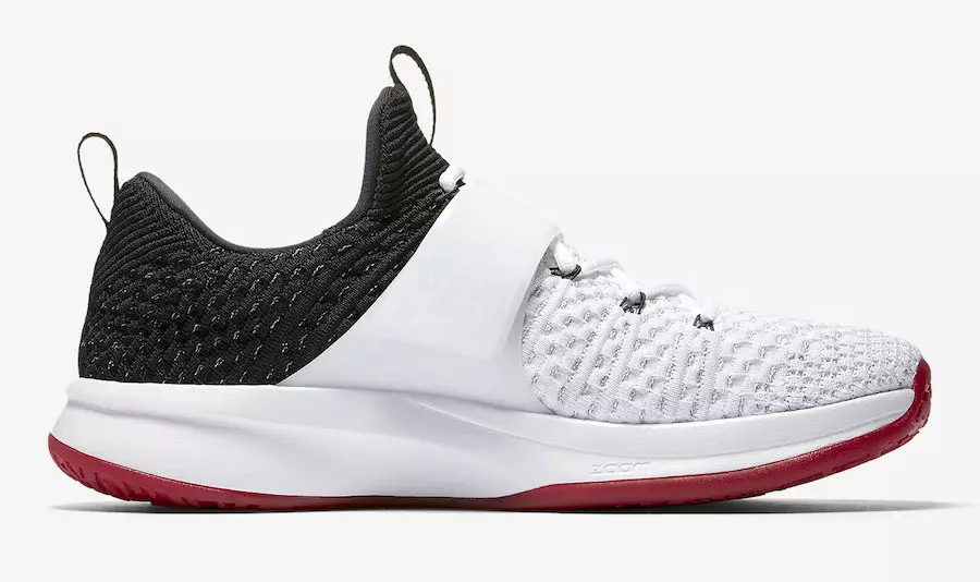 Jordan Trainer 2 Flyknit Chicago White Black Gym Merah 921210-101