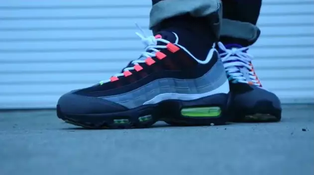 Nike Air Max וואָס די Air Max 95 אויף פֿיס