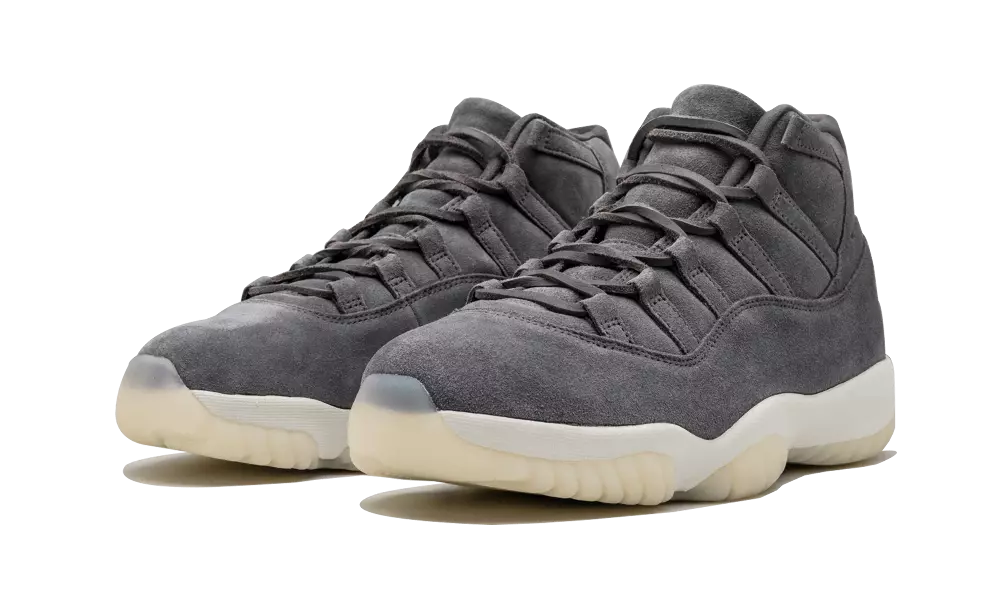 Air Jordan 11 Pinnacle Grey Suede