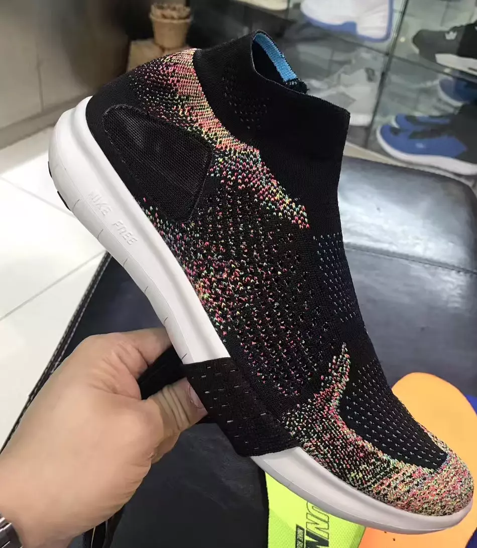 Разноцветные кроссовки Nike Free RN Motion Flyknit 2