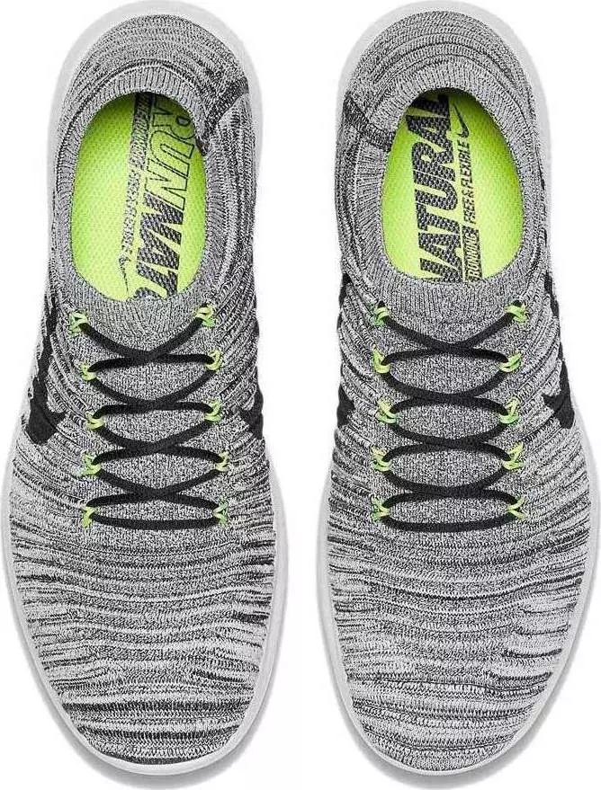 Nike Pa pagesë RN Motion Flyknit me volt të zi me ngjyrë të bardhë