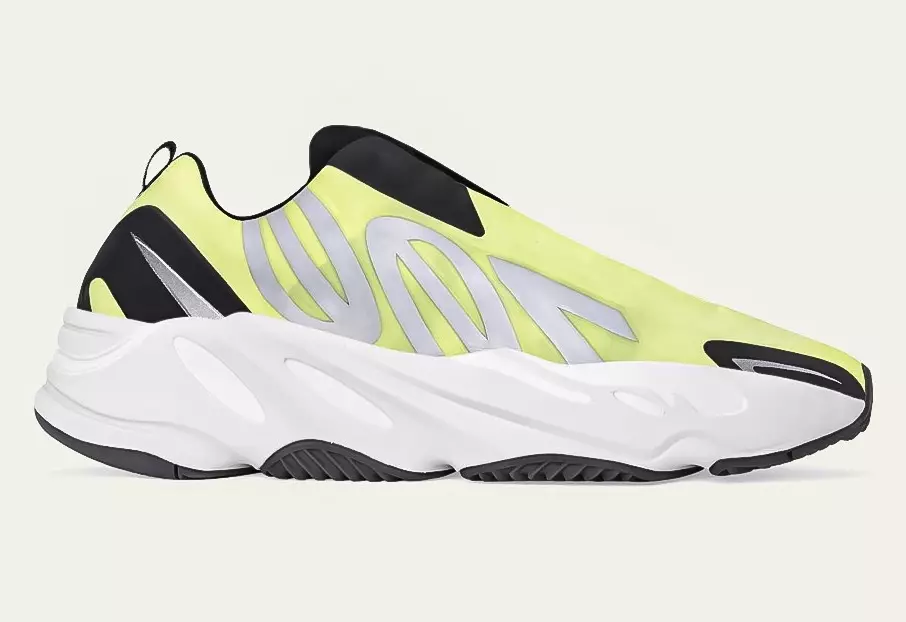 adidas Yeezy Boost 700 MNVN Laceless Phosphor GY2055 გამოშვების თარიღი