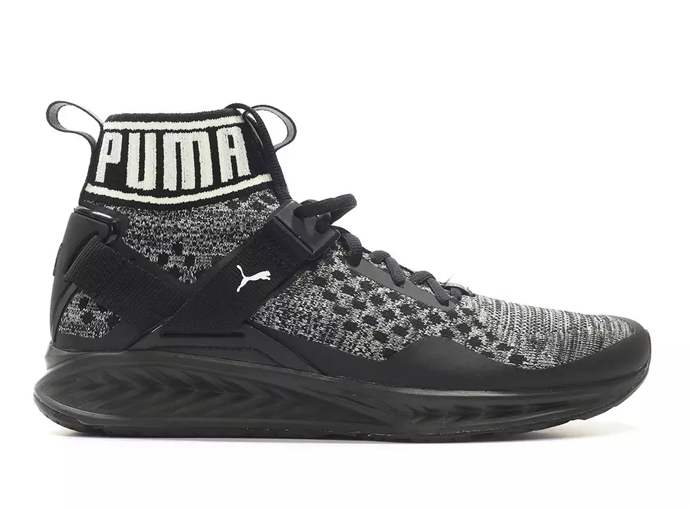 PUMA Ignite Pro Knit Zwart Grijs