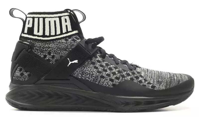 PUMA Ignite Pro Knit Μαύρο Γκρι