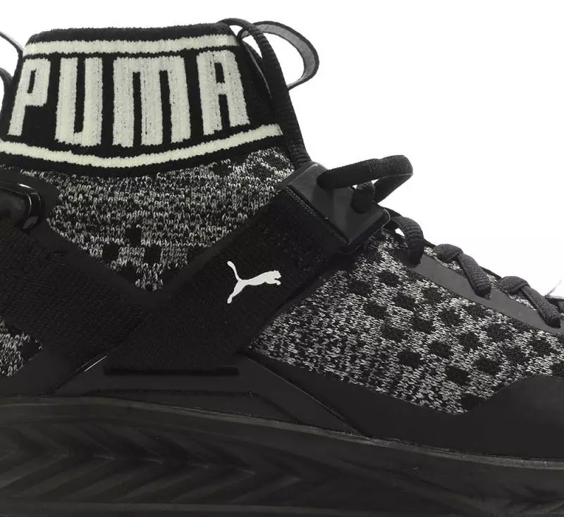 PUMA Ignite Pro Knit Zwart Grijs