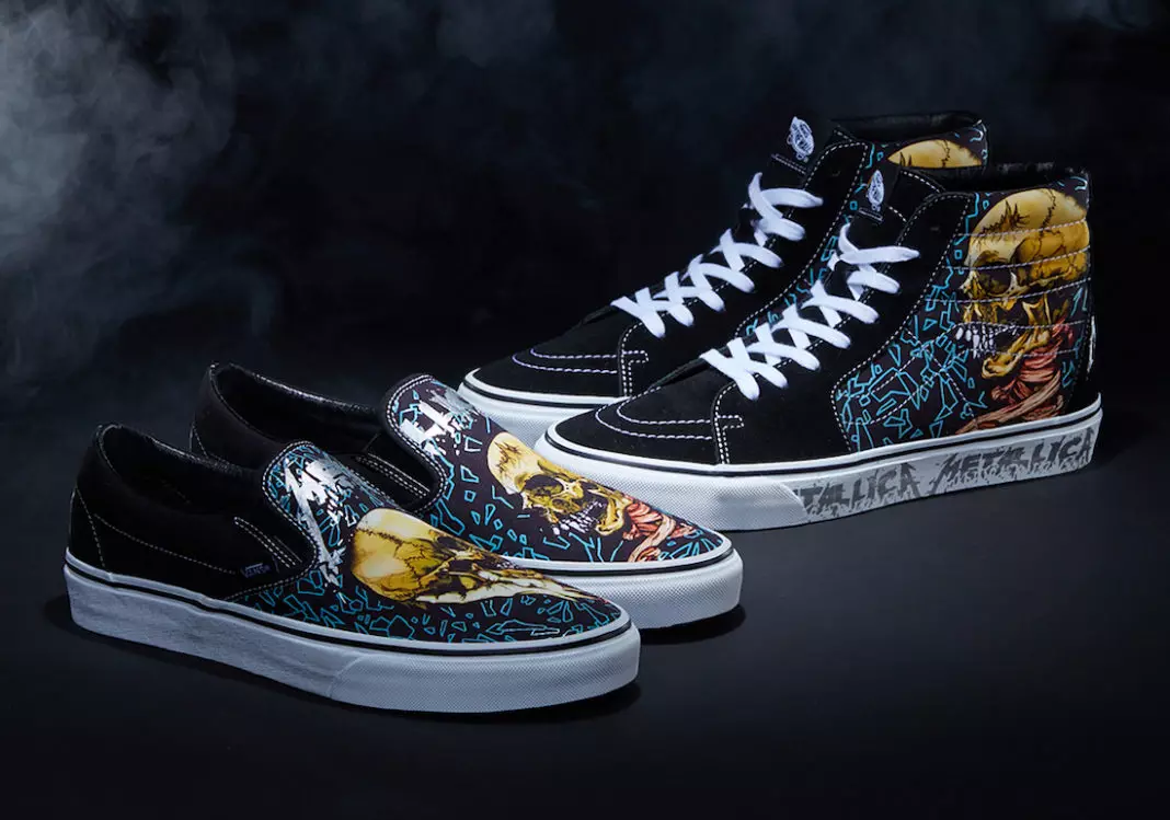 Metallica Vans Sk8-Hi Slip-On Udgivelsesdato