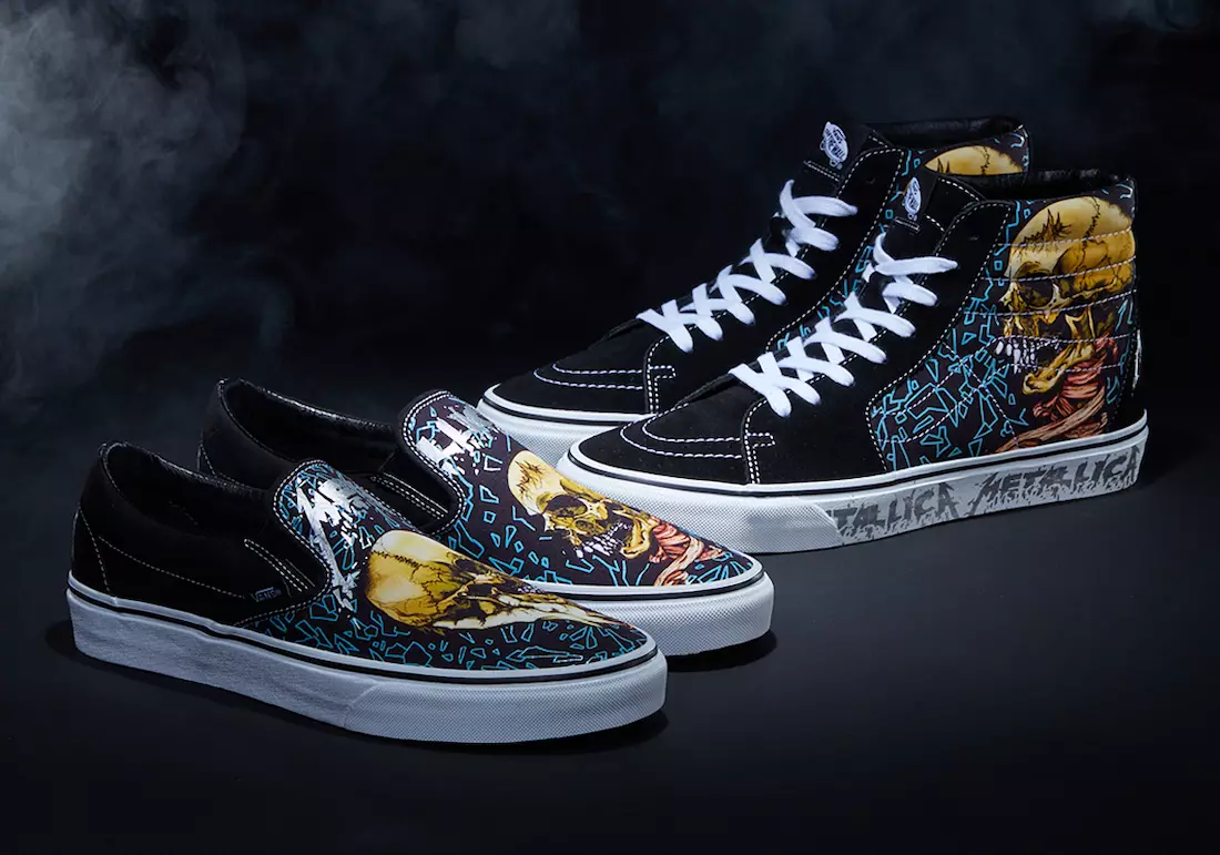 Metallica Vans Sk8-Hi Slip-On Releasedatum