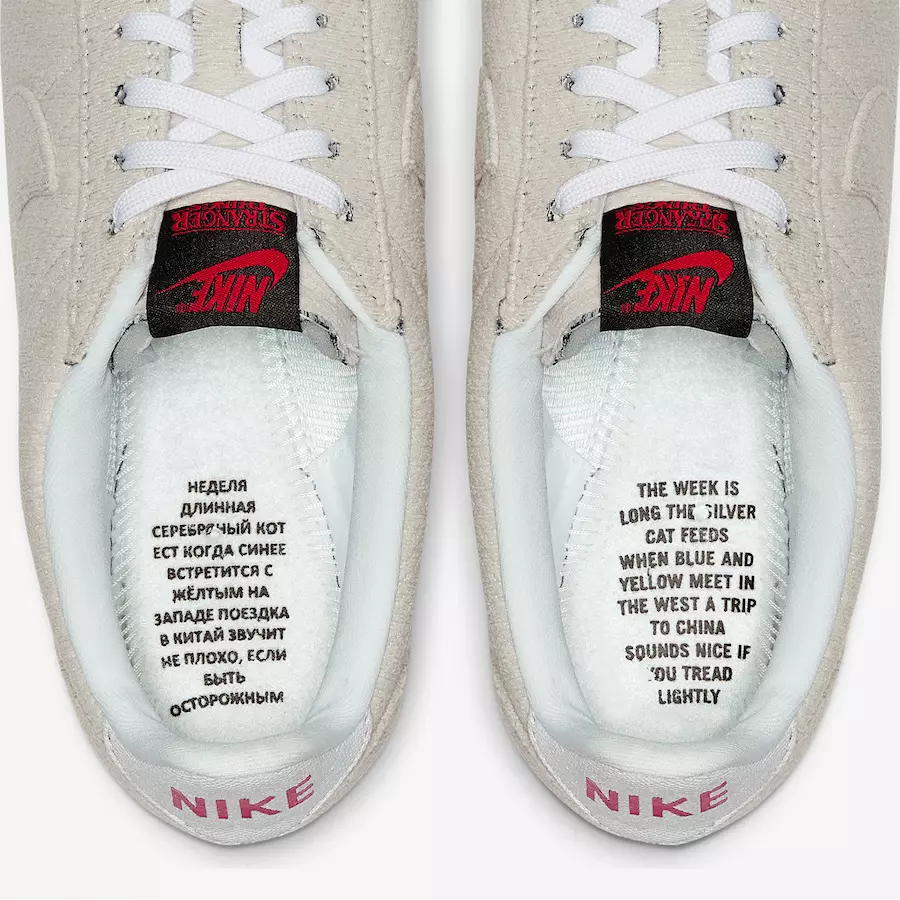 Stranger Things Nike Cortez Upside Down CJ6107-100 תאריך שחרור