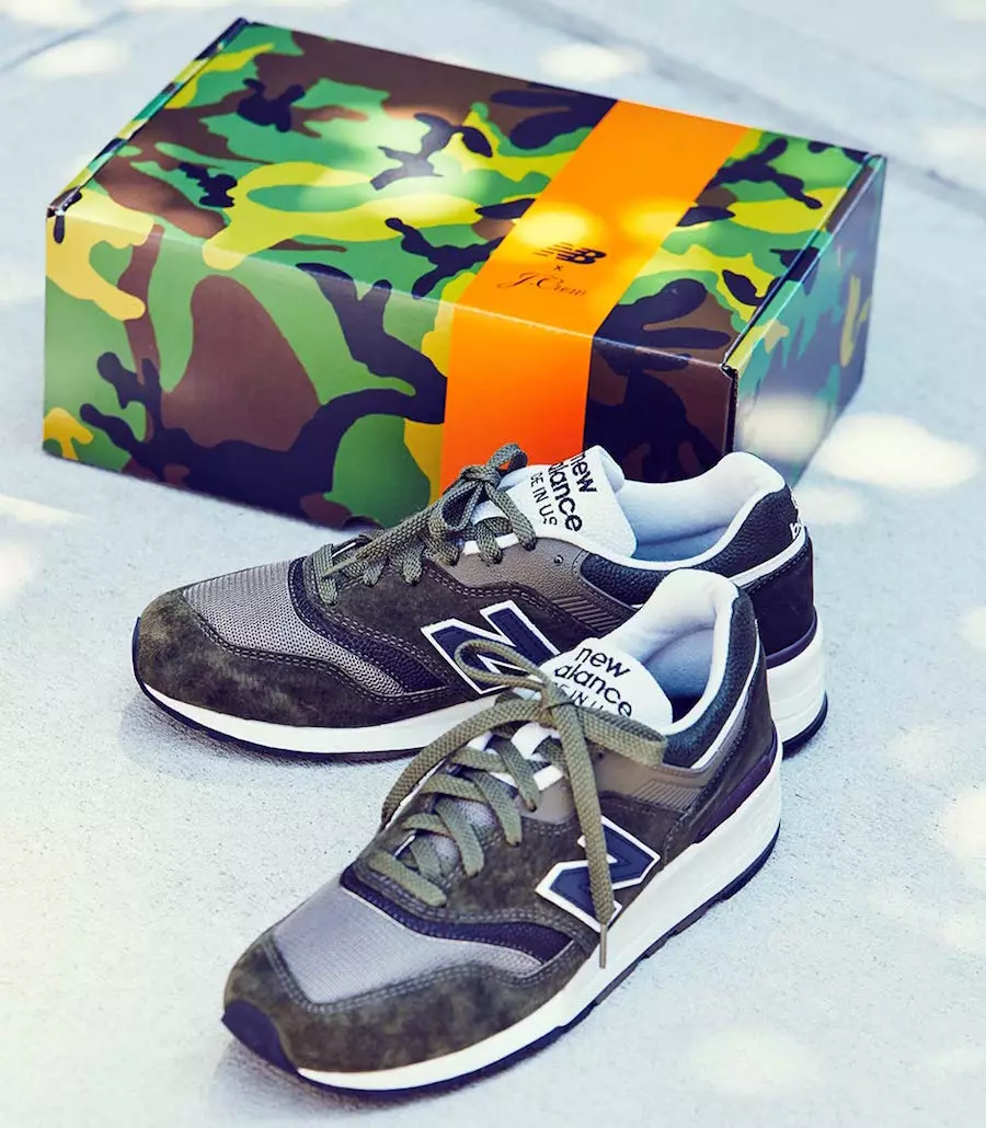 J.Crew New Balance 997 kamuflaż