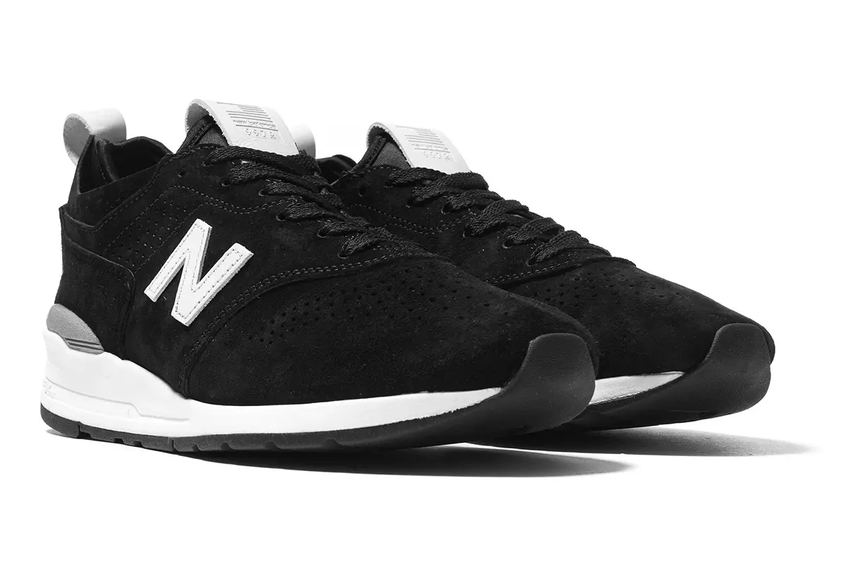 New Balance 997 деконструкцияланған қара