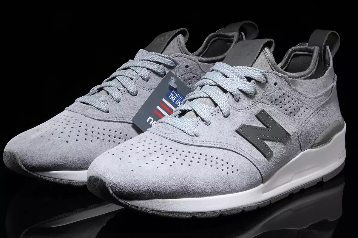 New Balance 997 Xám cấu trúc