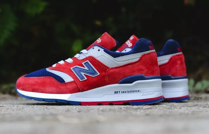 New Balance 997 Ski Connoisseur Red Navy