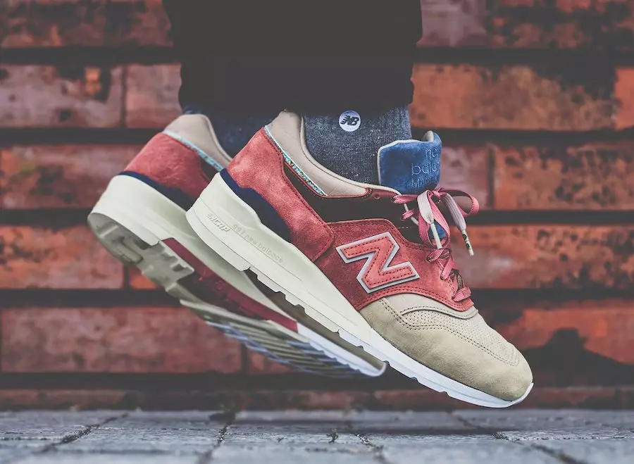 So sieht die Stance x New Balance-Kollektion auf den Füßen aus