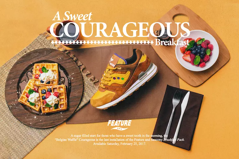 خاصية x Saucony Courageous Belgian Waffle