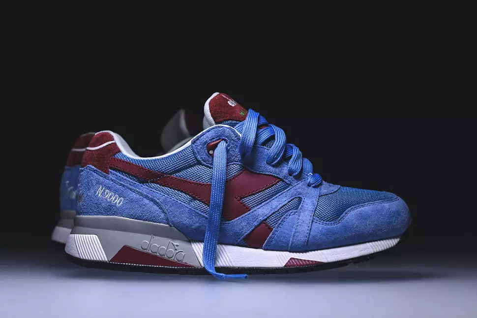 Diadora N9000 이탈리아 실버 레이크 블루