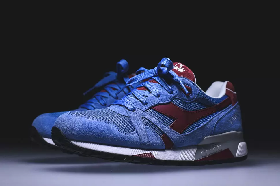 Diadora N9000 이탈리아 실버 레이크 블루