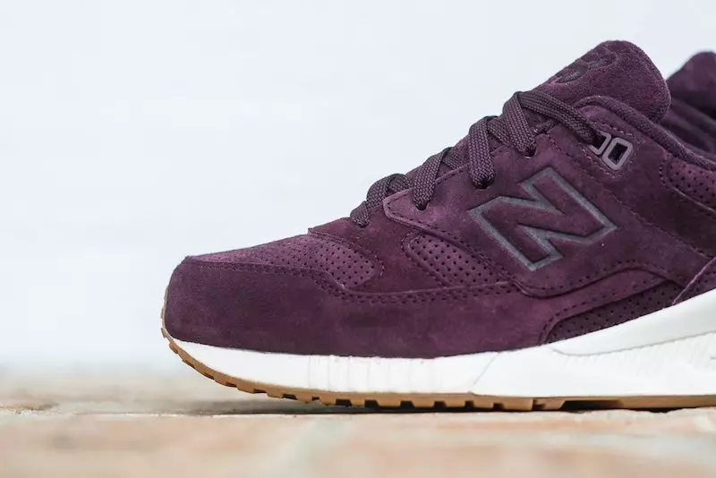 New Balance Lux Suede 530 Burgund Gummi