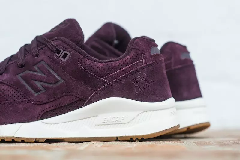 New Balance Lux Suede 530 Burgundy Gum