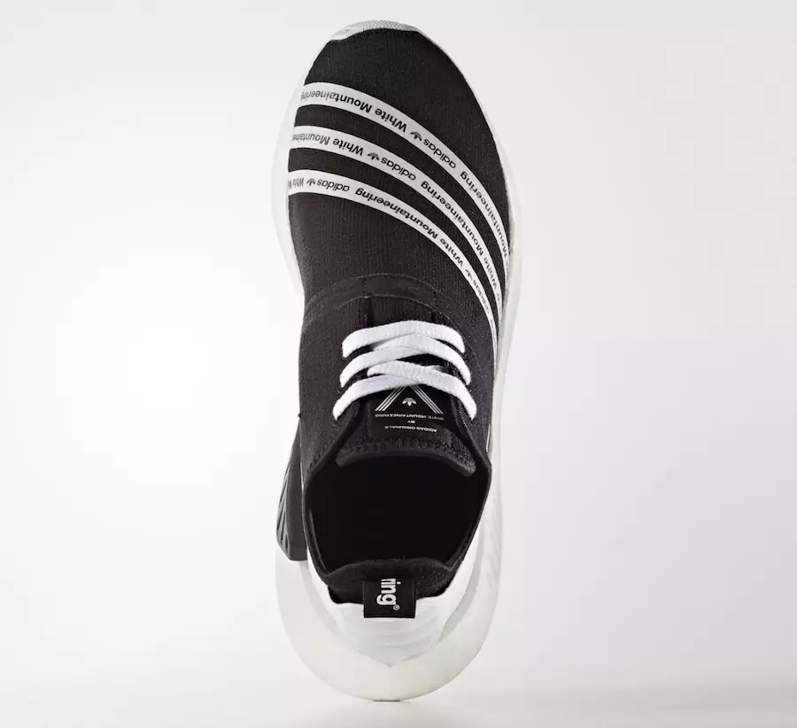 Valkoinen vuorikiipeily x adidas NMD R2 CG3648