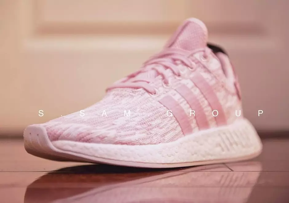 adidas NMD R2 Pink White Útgáfudagur