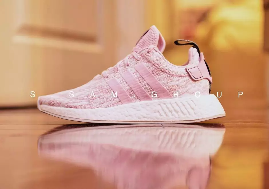 Adidas NMD R2 Pink White Дата выпуску