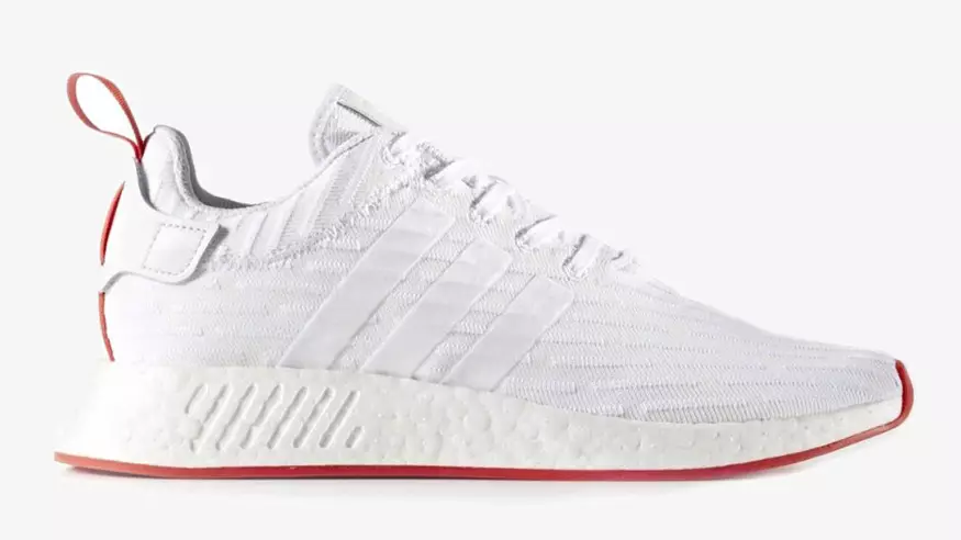 adidas NMD R2 Czarny Biały Czerwony