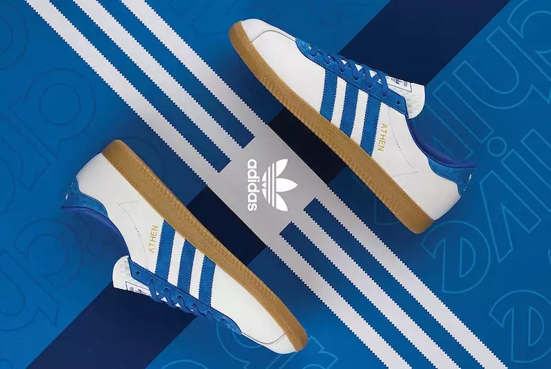 андозаи adidas Athen? Эксклюзивӣ резини кабуди сафед