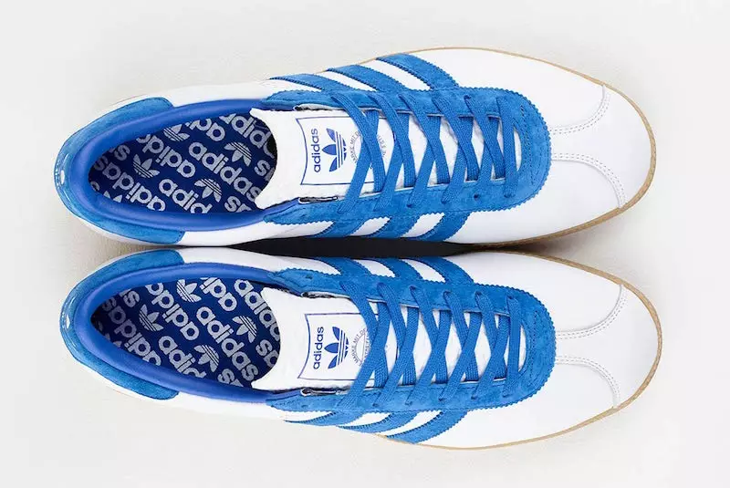 Tamanho adidas Atenas? Goma Azul Branca Exclusiva