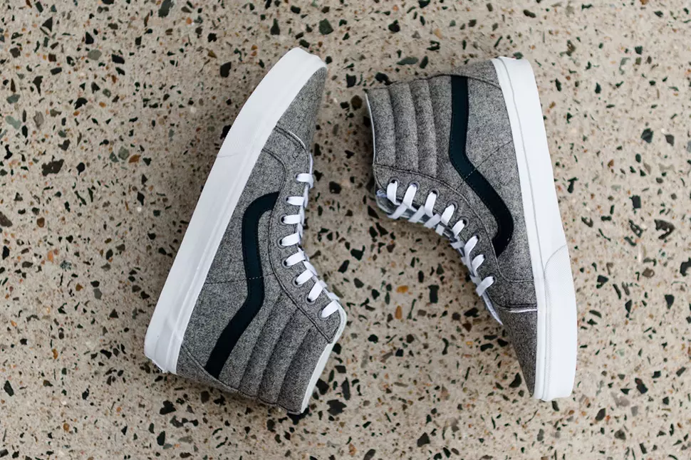 Vans SK8-Hi Reedición Varsity Gris