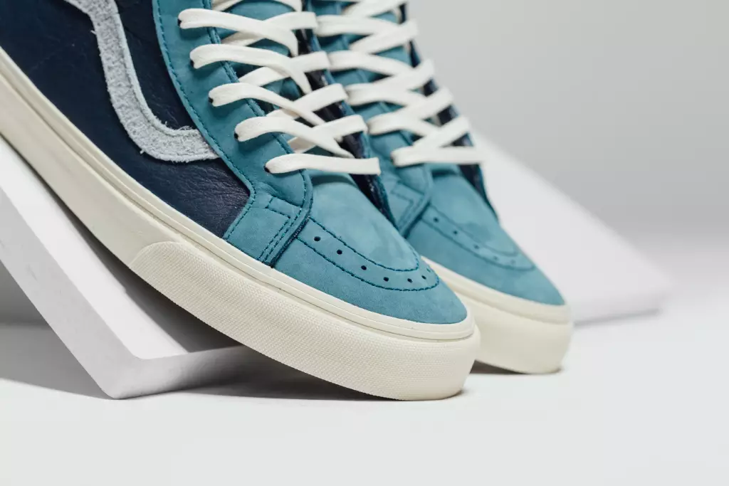 Pacote com zíper Vans Sk8-Hi em couro