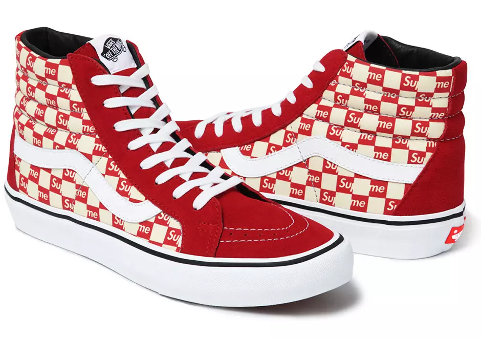 Supreme x Vans Checkerboard Pakki