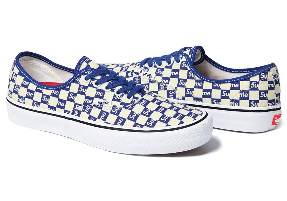 Supreme x Vans Checkerboard Paketi