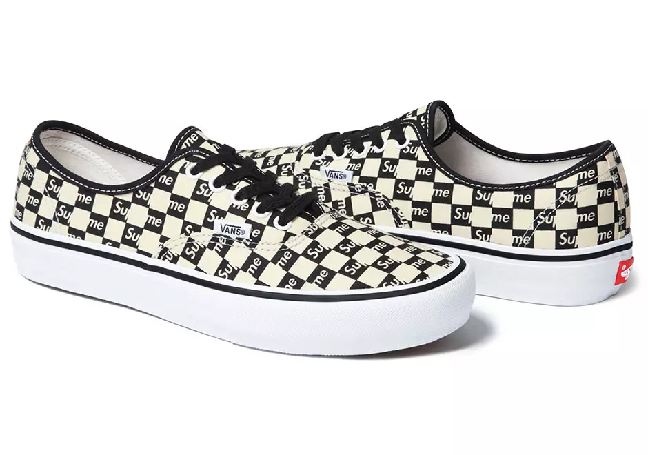 Pacchetto scacchiera Supreme x Vans