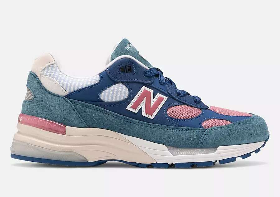 New Balance 992 Blue Pink Seersucker Julkaisupäivä