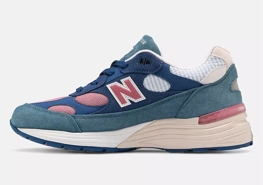 New Balance 992 Blue Pink Seersucker Releasedatum