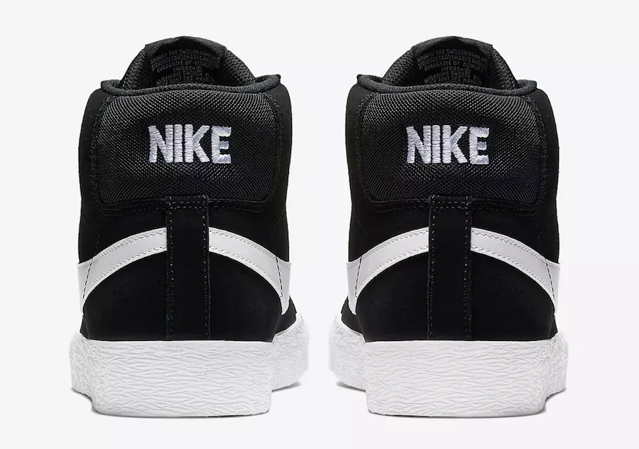 Nike SB Blazer Mid Black White 864349-002