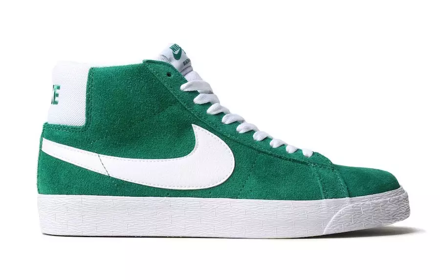 Nike SB Blazer Orta Çam Yeşili Üniversite Kırmızısı