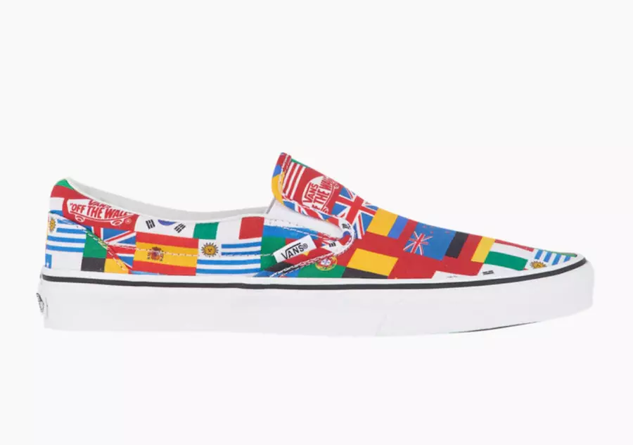 Vans Slip-On "საერთაშორისო დროშა" გამოდის მსოფლიო ჩემპიონატის დროს