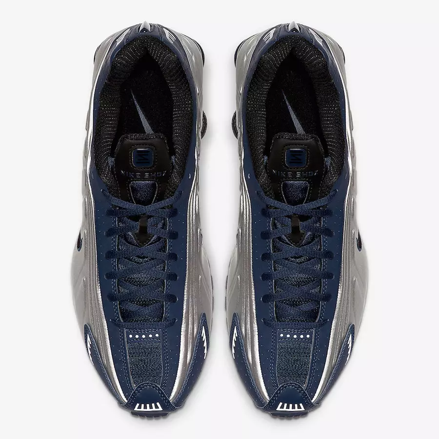 Nike Shox R4 Midnight Navy Metallic Silver 104265-405 Data e publikimit