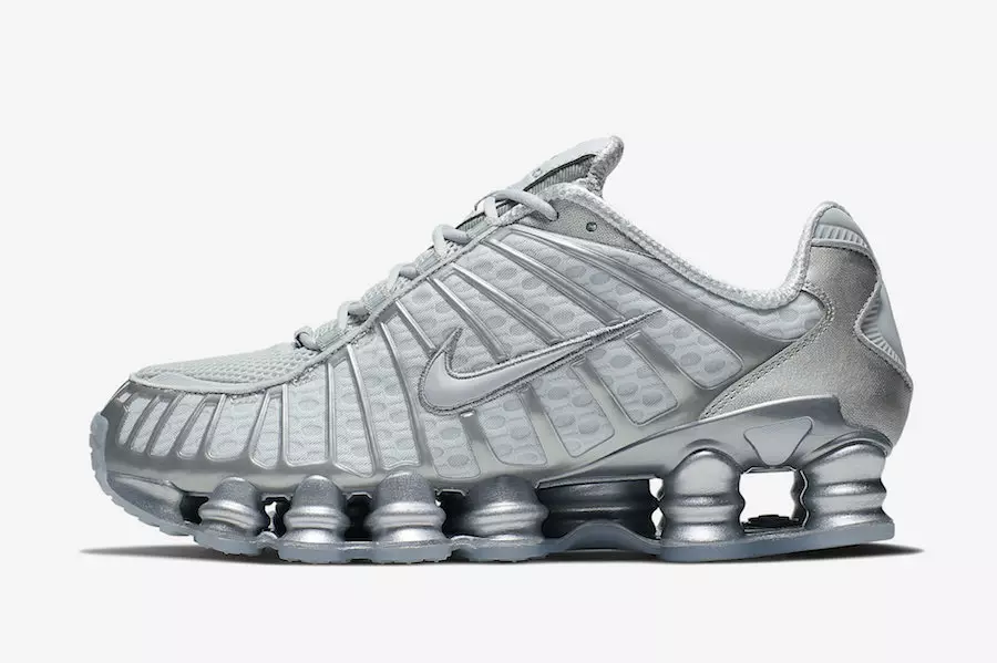 Nike Shox TL Pure Platinum Chrome AV3595-003 Izlaišanas datums