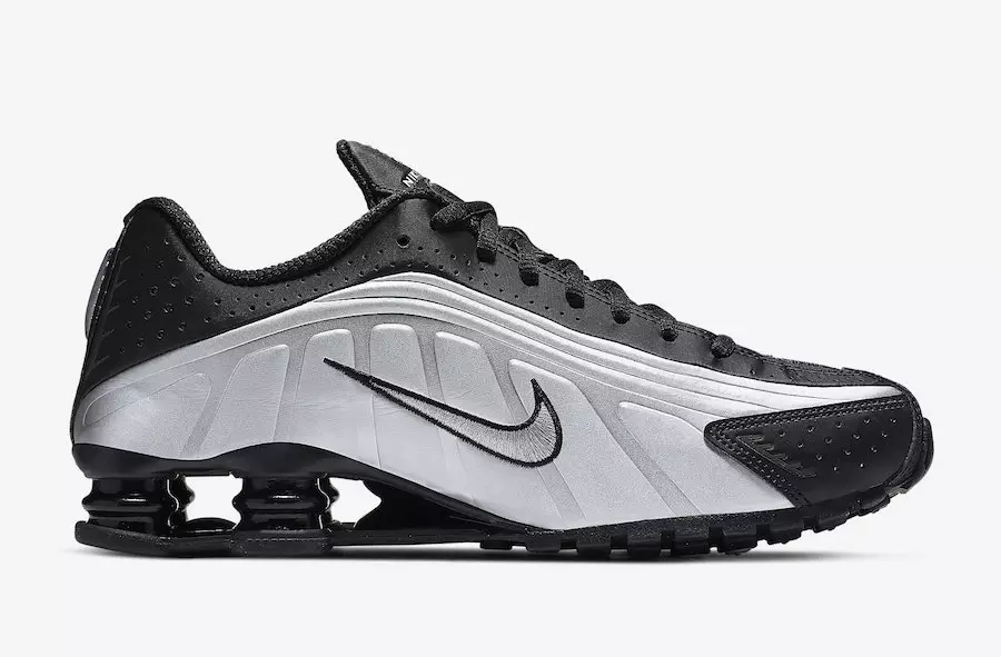 Nike Shox R4 Black Metallic Silver 104265-045 ဖြန့်ချိသည့်ရက်စွဲ