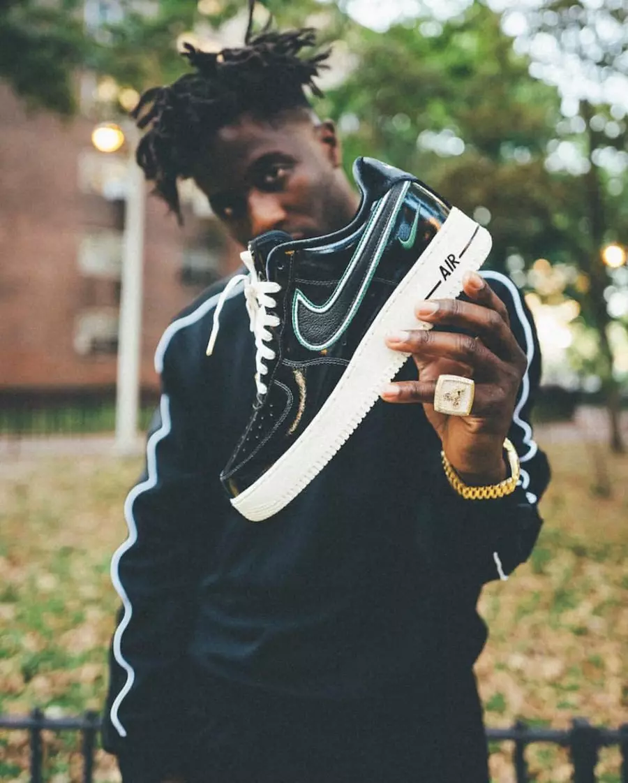 Nigel Sylvester Nike Air Force 1 iD מעלדונג טאָג