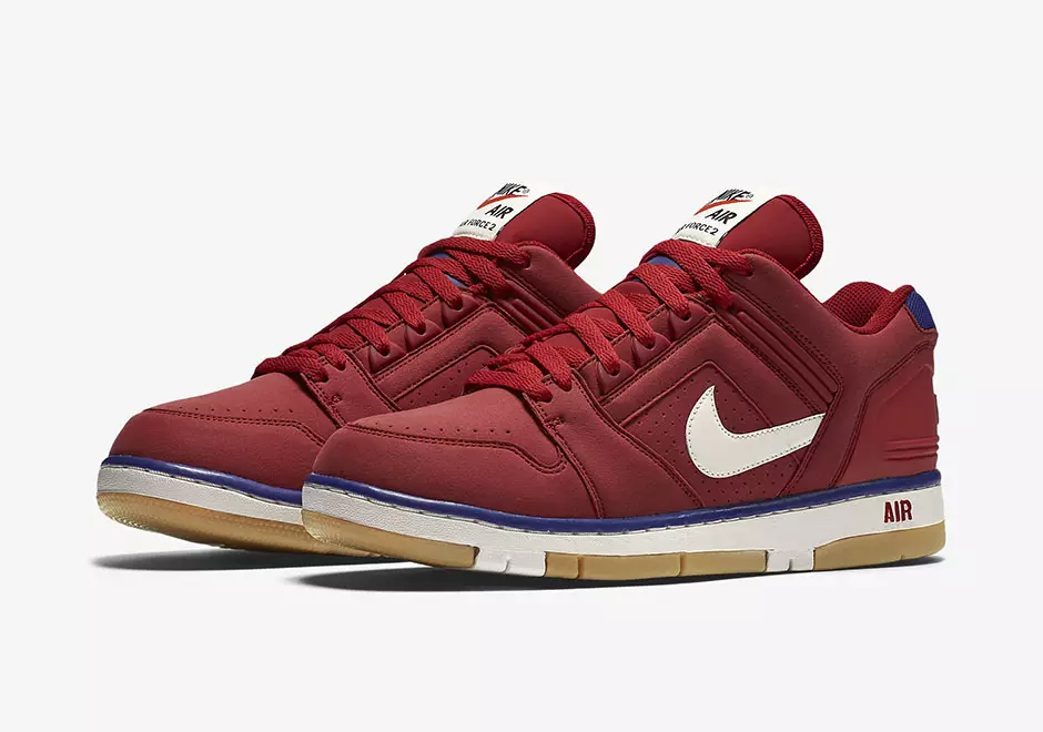 Nike Air Force 2 Low Red Black Gum