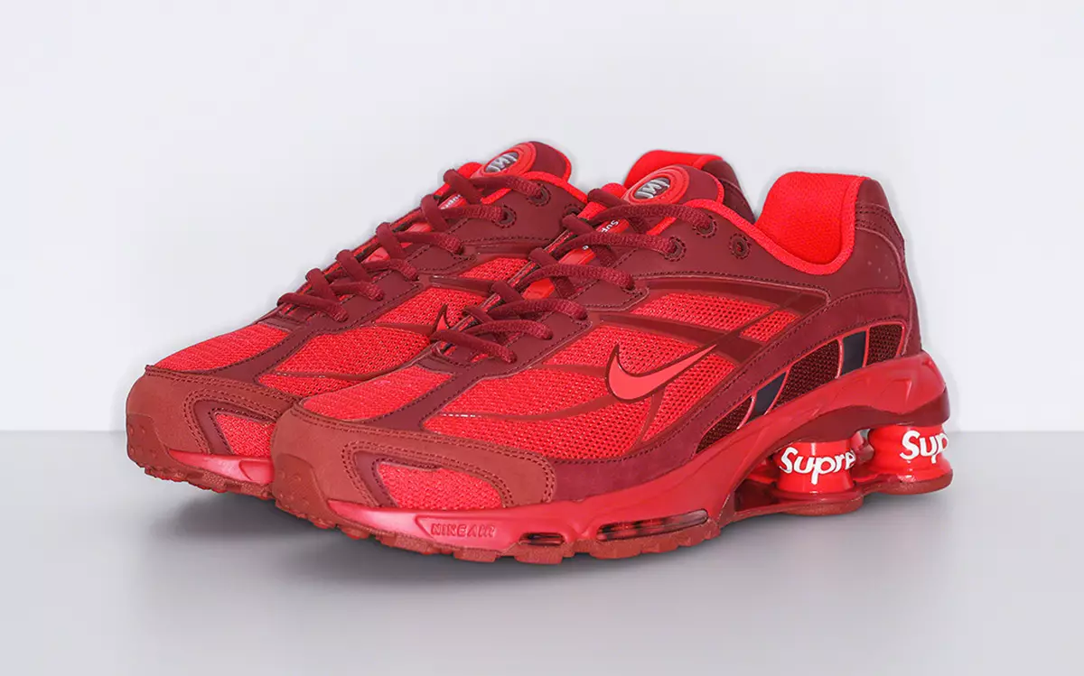 Supreme Nike Shox Ride 2 Red utgivelsesdato