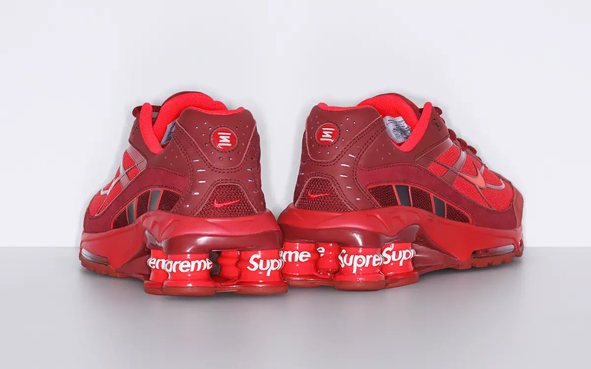 Tarehe ya Kutolewa kwa Supreme Nike Shox 2 Red