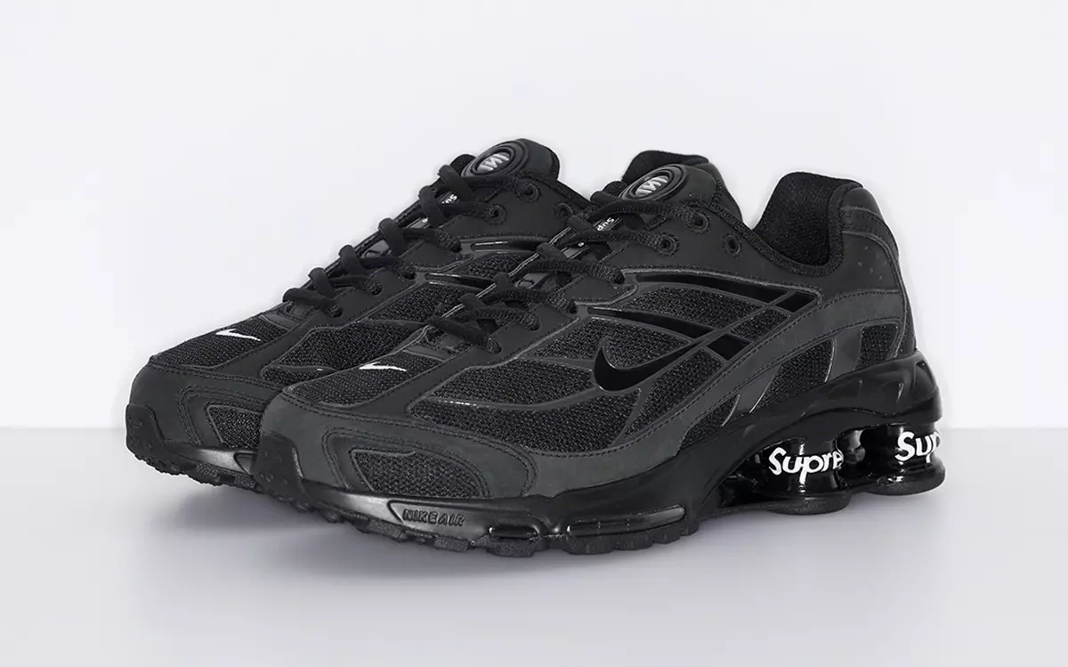 „Supreme Nike Shox Ride 2 Black“ išleidimo data