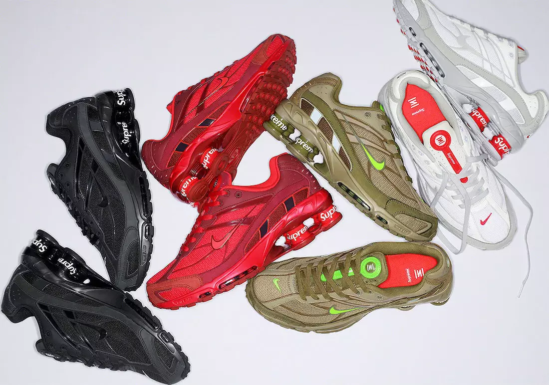 La collezione Supreme x Nike Shox Ride 2 uscirà il 23 giugno